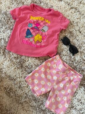 GAP Pink Floral Kids Set